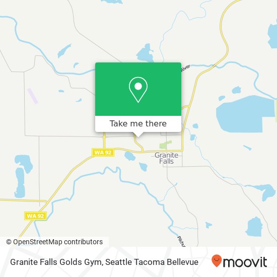 Granite Falls Golds Gym map