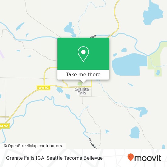 Granite Falls IGA map