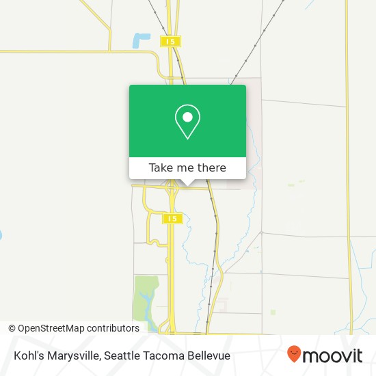 Kohl's Marysville map