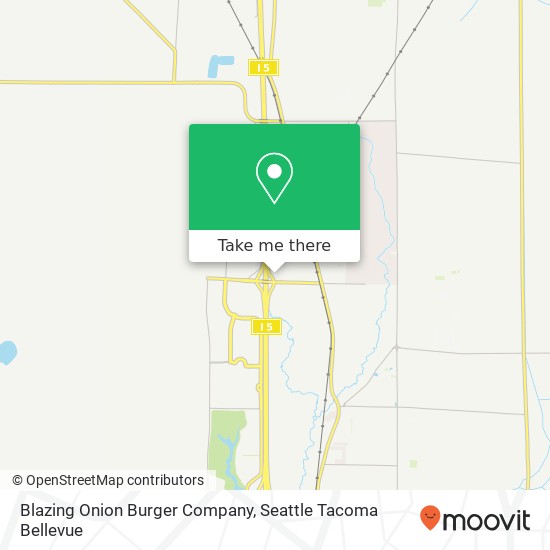 Blazing Onion Burger Company map