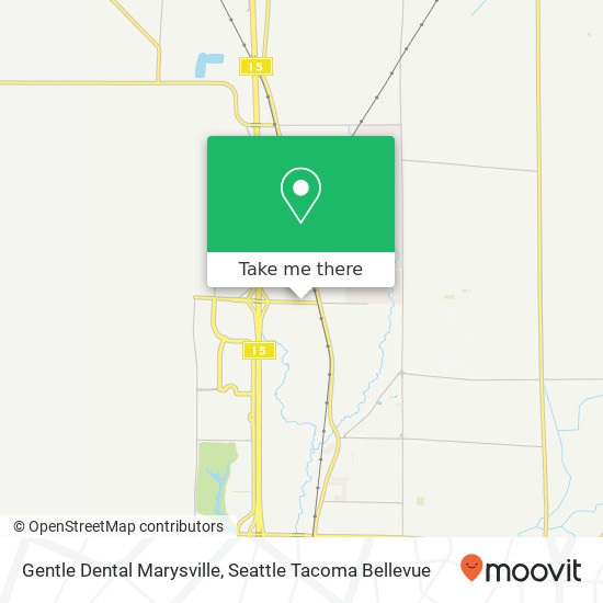 Gentle Dental Marysville map