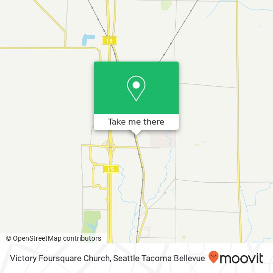 Victory Foursquare Church map