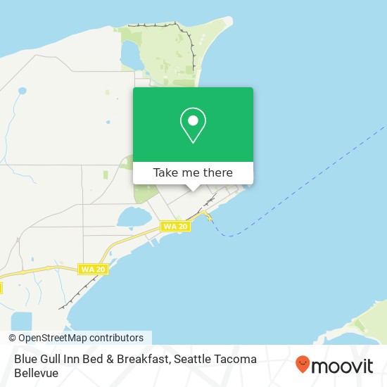 Blue Gull Inn Bed & Breakfast map