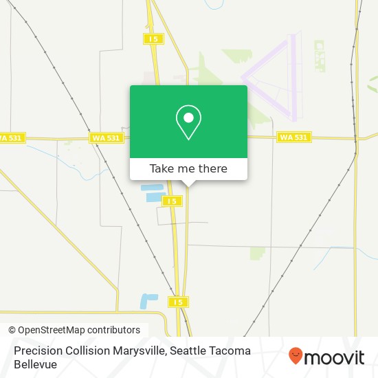 Mapa de Precision Collision Marysville