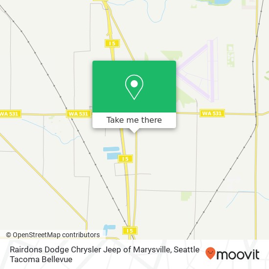 Mapa de Rairdons Dodge Chrysler Jeep of Marysville