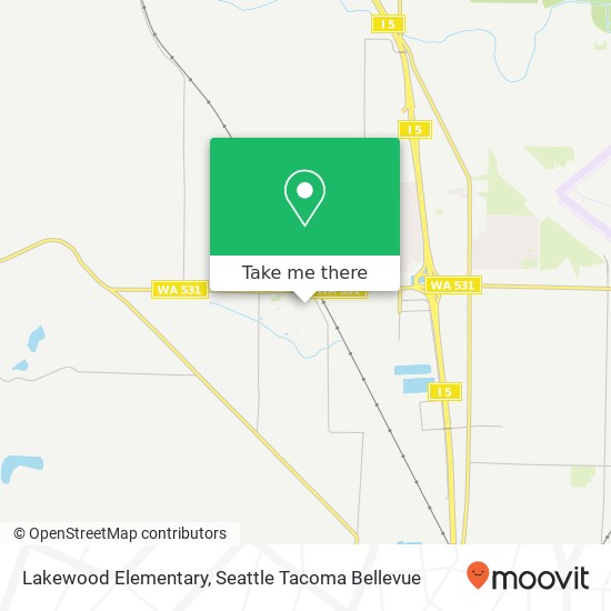 Mapa de Lakewood Elementary