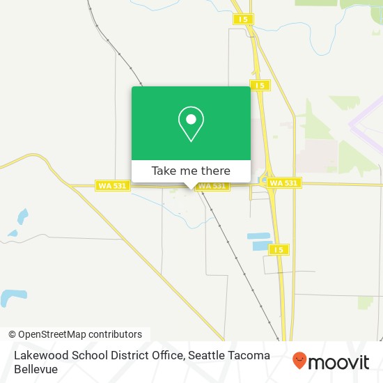 Lakewood School District Office map