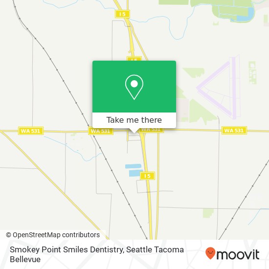 Mapa de Smokey Point Smiles Dentistry
