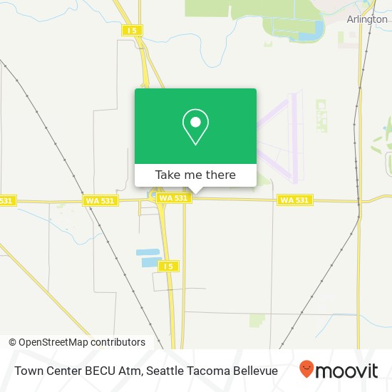 Town Center BECU Atm map