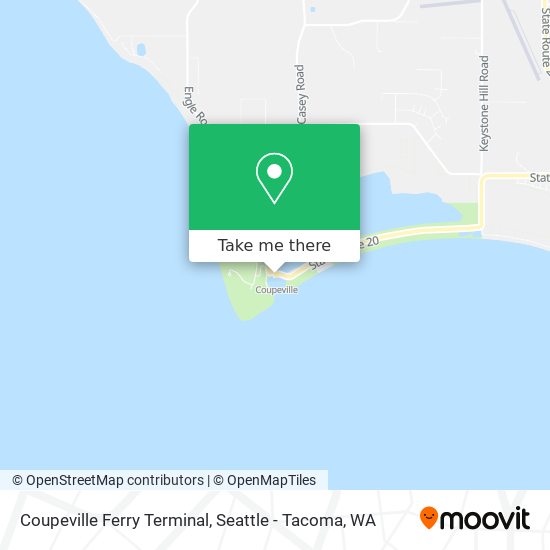 Coupeville Ferry Terminal map