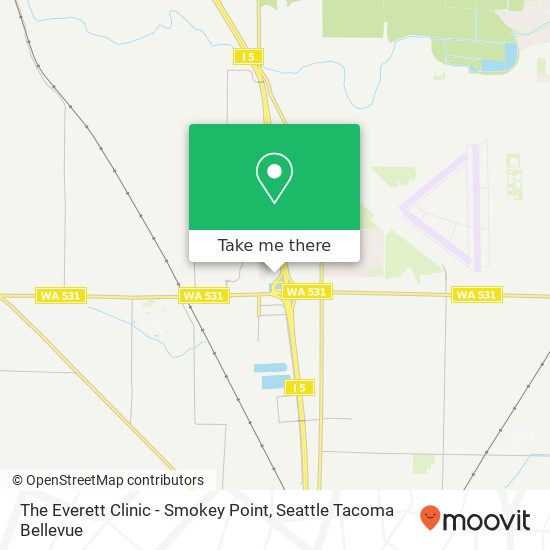 The Everett Clinic - Smokey Point map