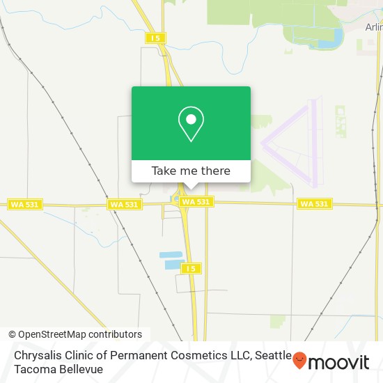 Chrysalis Clinic of Permanent Cosmetics LLC map