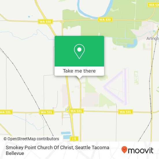 Mapa de Smokey Point Church Of Christ