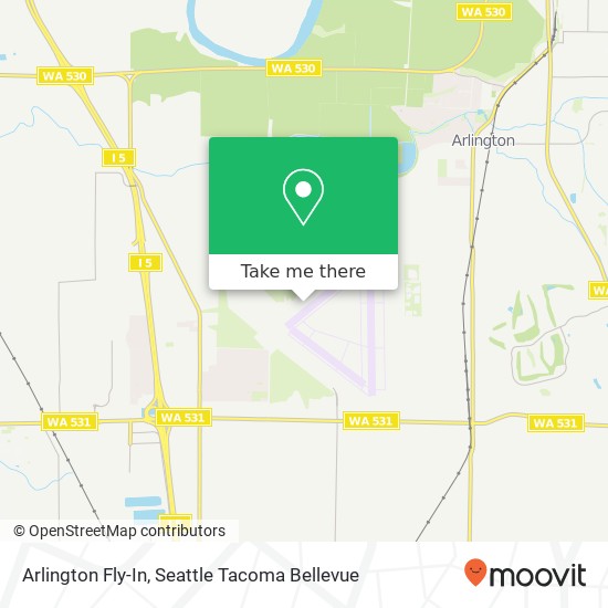 Arlington Fly-In map