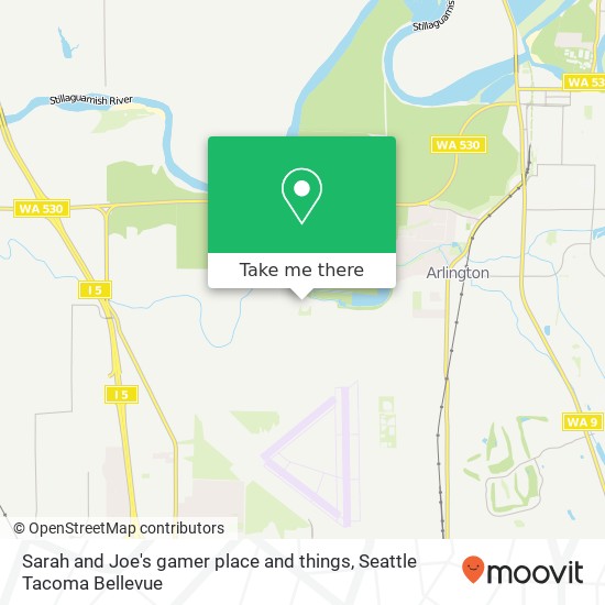 Sarah and Joe's gamer place and things map