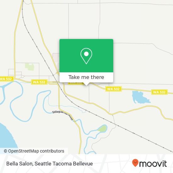 Bella Salon map