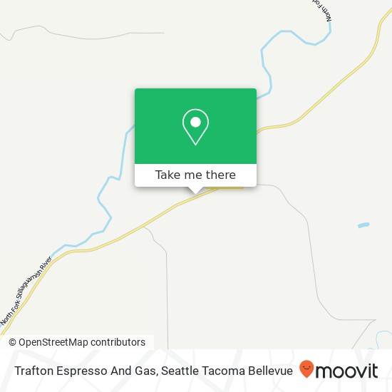 Trafton Espresso And Gas map