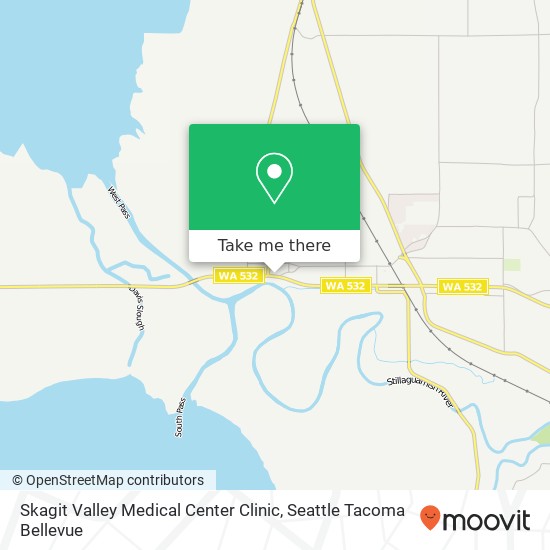 Skagit Valley Medical Center Clinic map