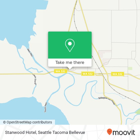 Mapa de Stanwood Hotel