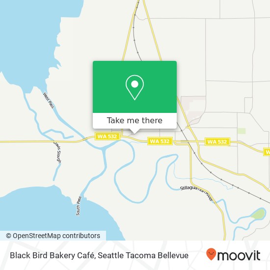Black Bird Bakery Café map