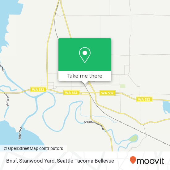 Bnsf, Stanwood Yard map