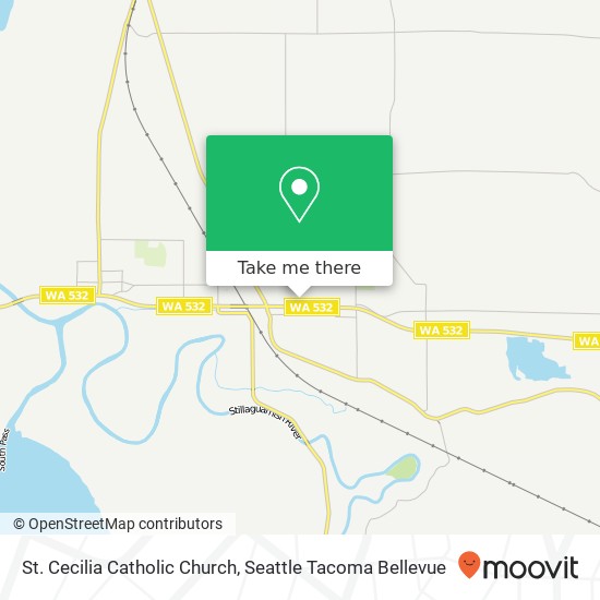 St. Cecilia Catholic Church map