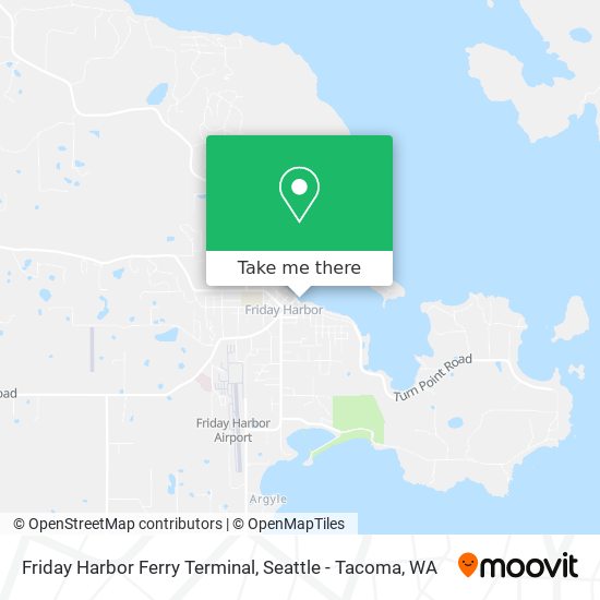 Friday Harbor Ferry Terminal map
