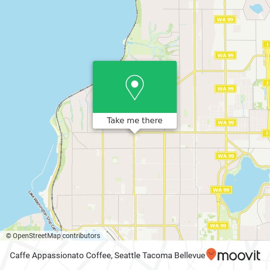 Caffe Appassionato Coffee map