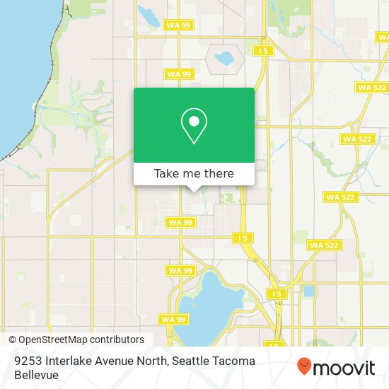 9253 Interlake Avenue North map