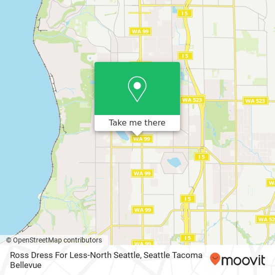 Mapa de Ross Dress For Less-North Seattle