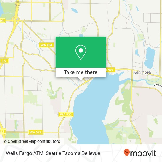 Wells Fargo ATM map