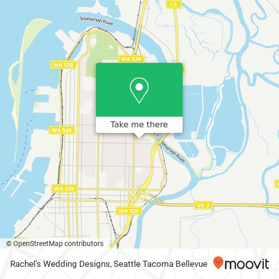 Rachel's Wedding Designs map