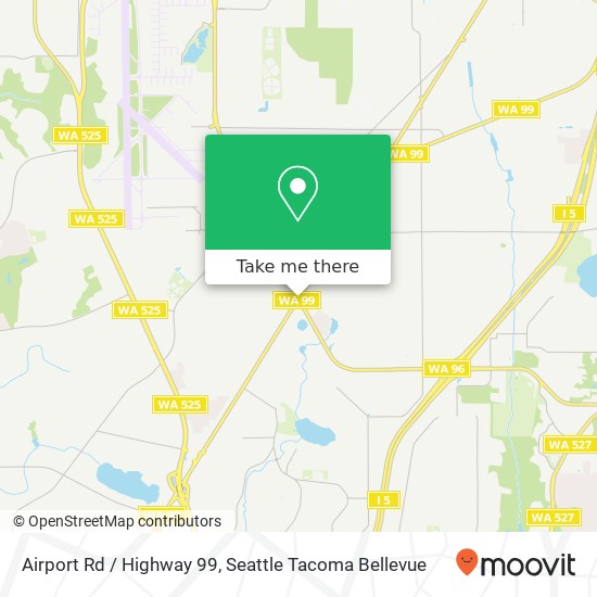 Mapa de Airport Rd / Highway 99