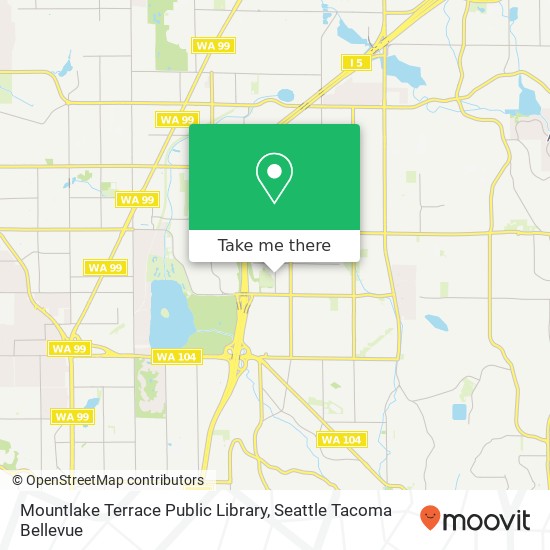 Mapa de Mountlake Terrace Public Library
