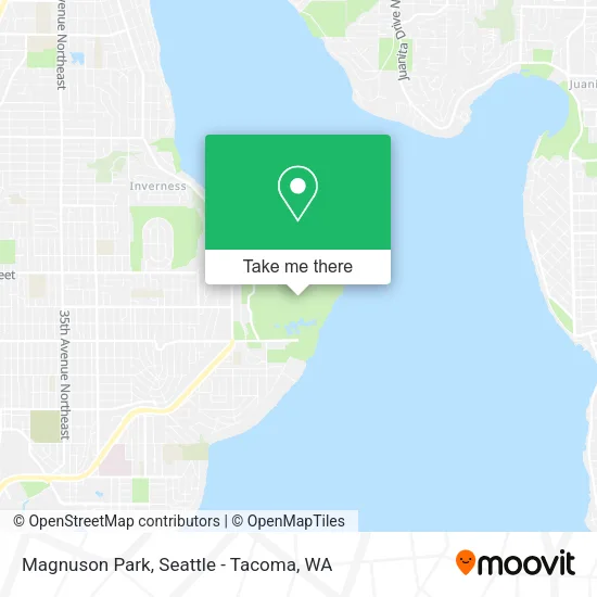 Magnuson Park map