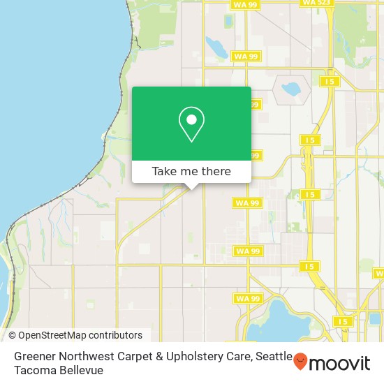 Greener Northwest Carpet & Upholstery Care map