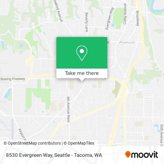 8530 Evergreen Way map