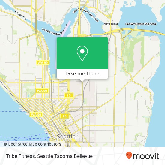 Tribe Fitness map