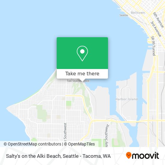 Mapa de Salty's on the Alki Beach