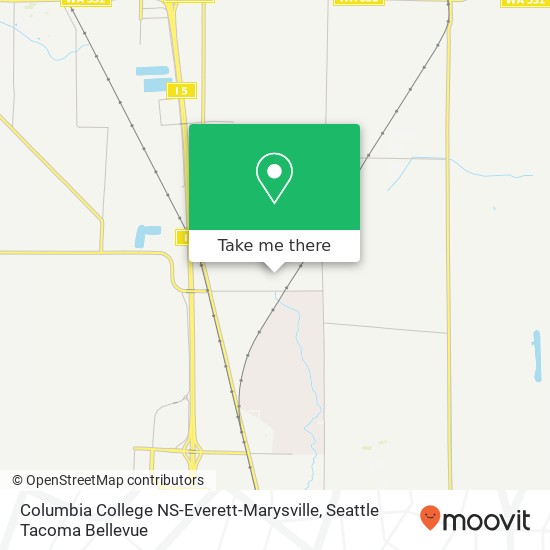 Mapa de Columbia College NS-Everett-Marysville