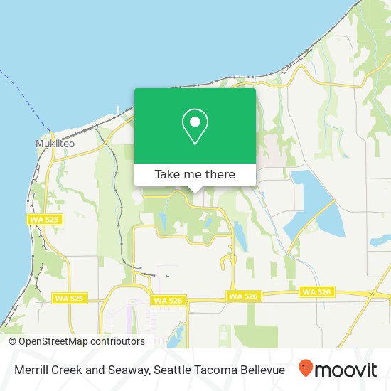 Merrill Creek and Seaway map