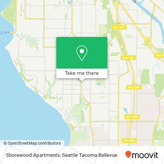 Shorewood Apartments map