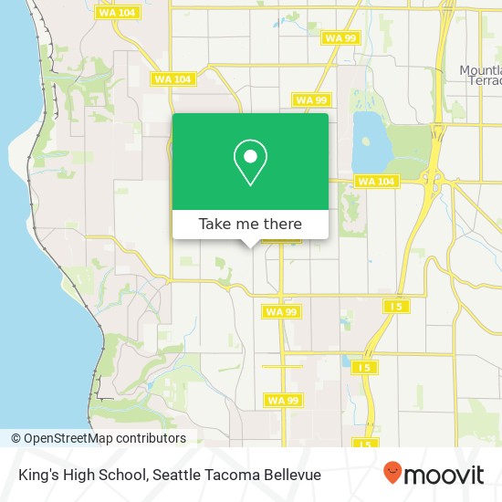 Mapa de King's High School