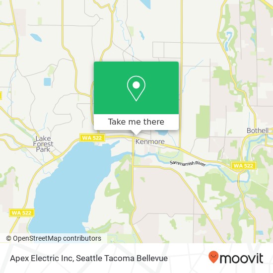 Apex Electric Inc map