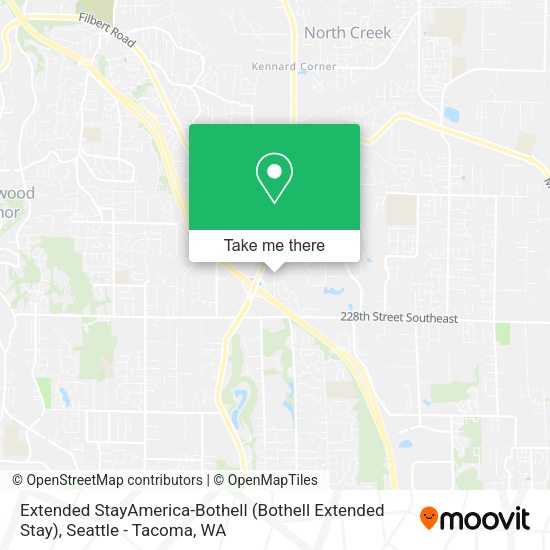 Extended StayAmerica-Bothell (Bothell Extended Stay) map