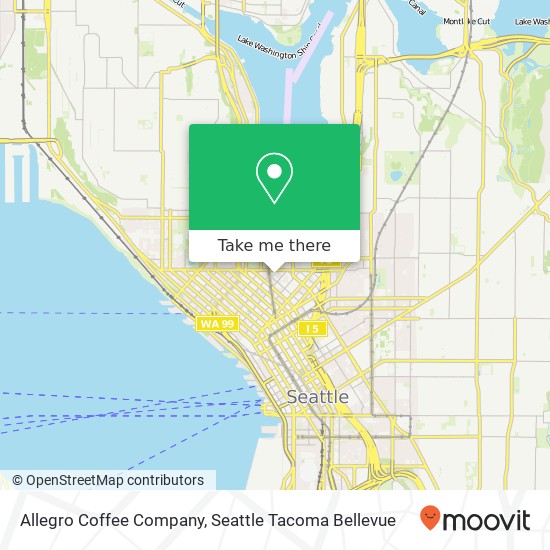 Mapa de Allegro Coffee Company