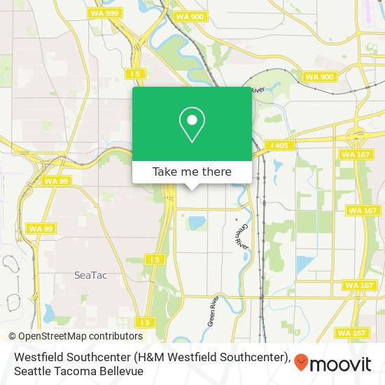 Westfield Southcenter (H&M Westfield Southcenter) map