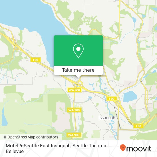 Motel 6-Seattle East Issaquah map