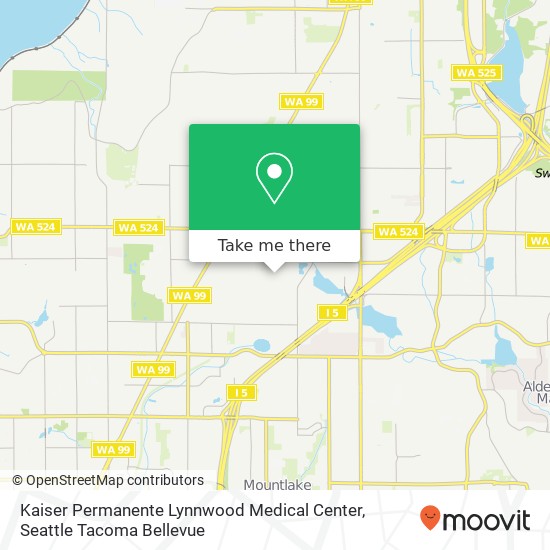 Kaiser Permanente Lynnwood Medical Center map
