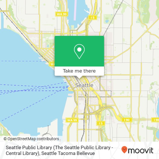 Mapa de Seattle Public Library (The Seattle Public Library - Central Library)